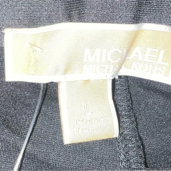 NWT Michael Khors Black Zebra Print Leggings Pants Size Large - Picture 9 of 10